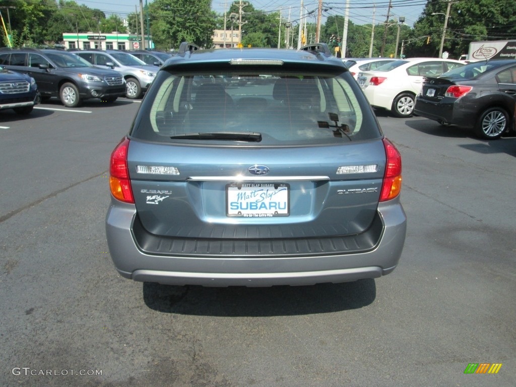 2005 Outback 2.5i Wagon - Atlantic Blue Pearl / Off Black photo #7