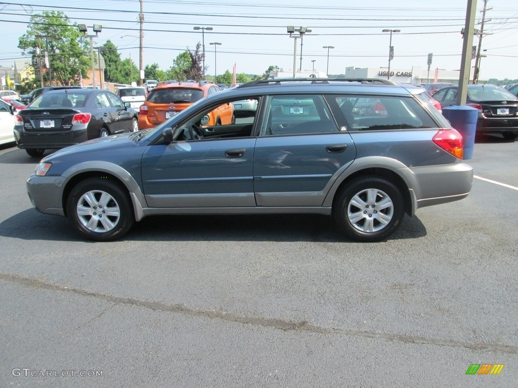 2005 Outback 2.5i Wagon - Atlantic Blue Pearl / Off Black photo #9