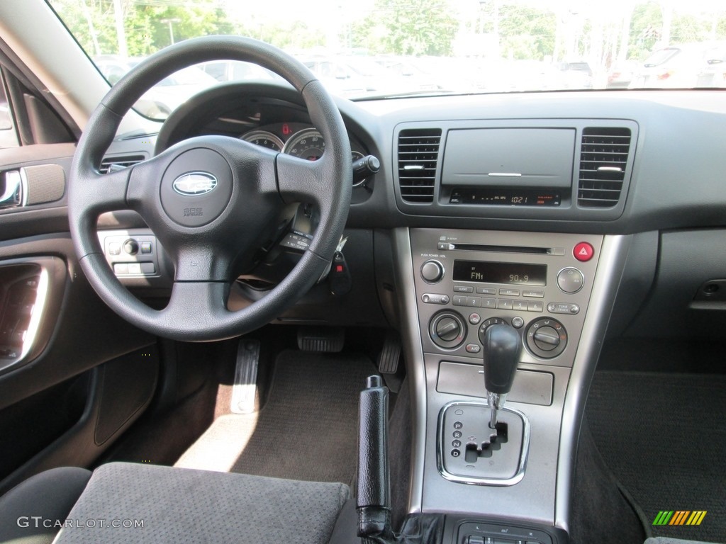 2005 Outback 2.5i Wagon - Atlantic Blue Pearl / Off Black photo #10