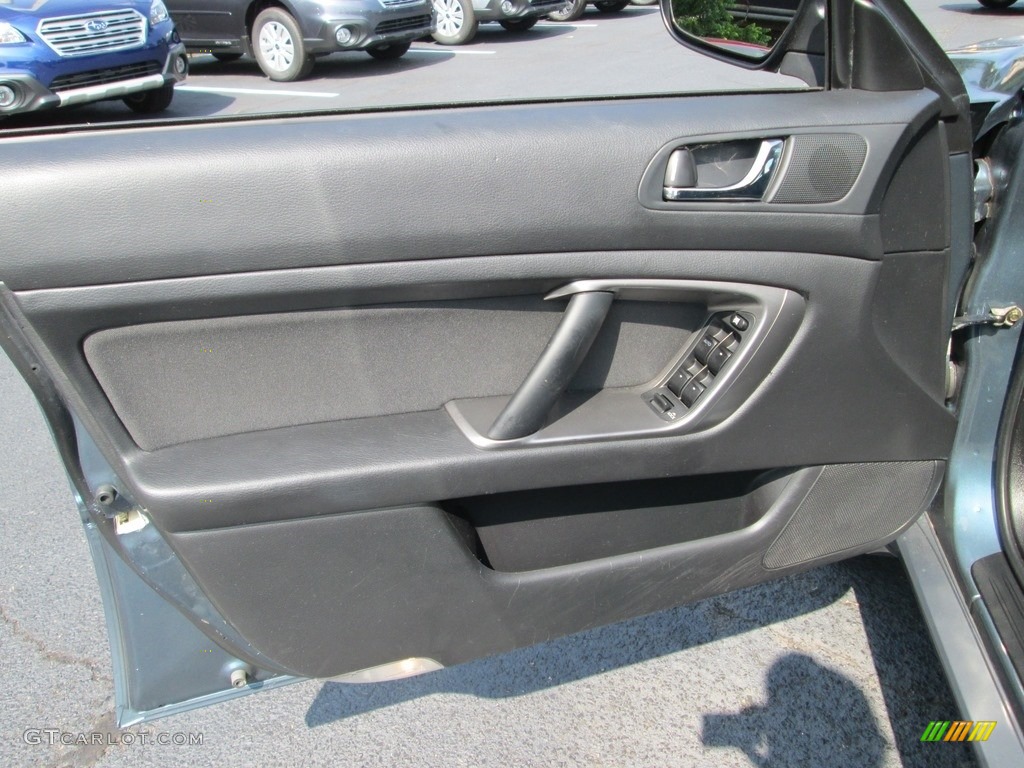 2005 Outback 2.5i Wagon - Atlantic Blue Pearl / Off Black photo #13