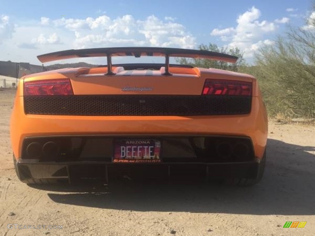 2011 Gallardo LP570-4 Performante Spyder - Arancio Borealis (Orange) / Black photo #4