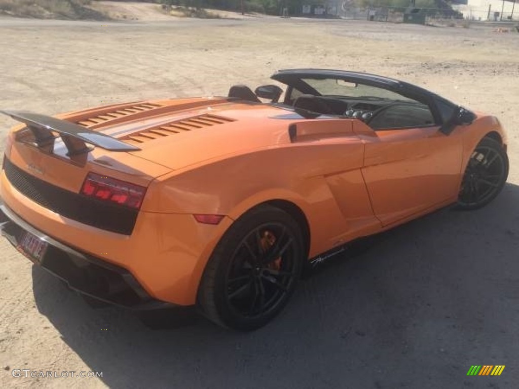 2011 Gallardo LP570-4 Performante Spyder - Arancio Borealis (Orange) / Black photo #5