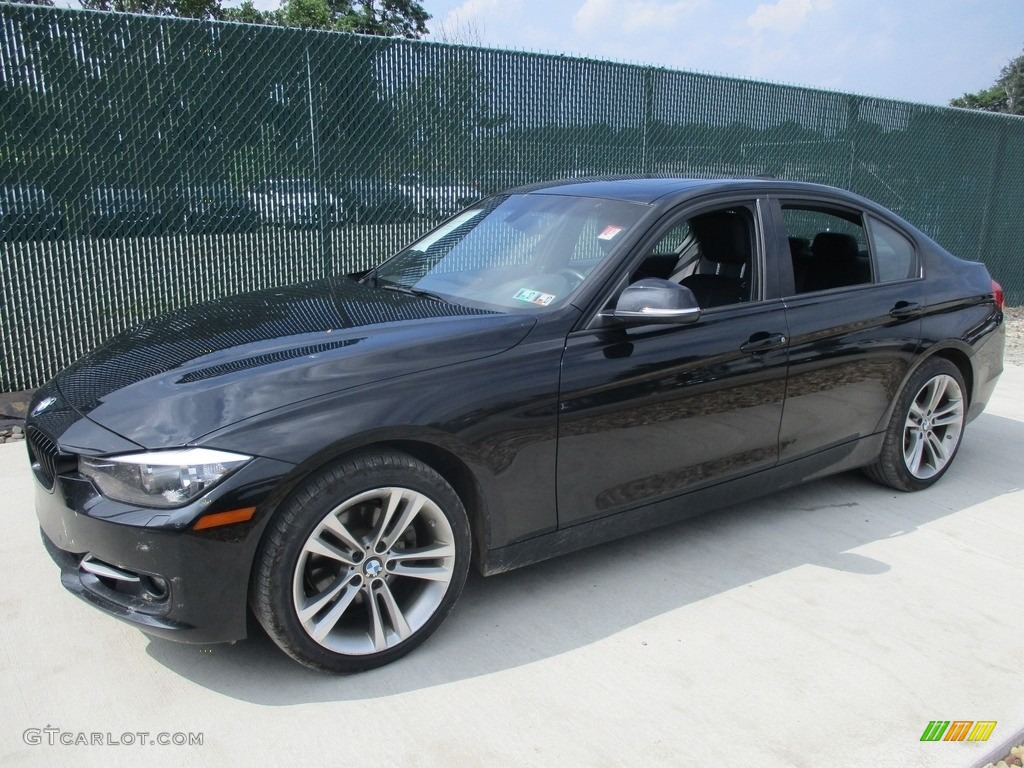 2014 3 Series 328i xDrive Sedan - Jet Black / Black photo #8