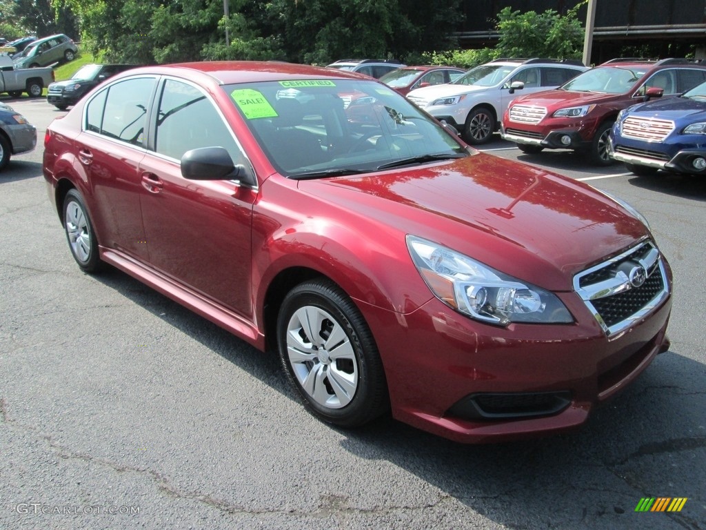 Venetian Red Pearl 2013 Subaru Legacy 2.5i Exterior Photo #114218250