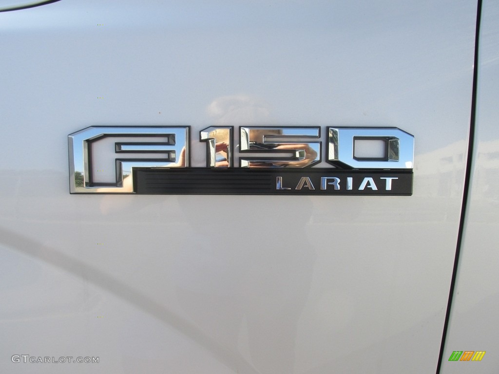 2016 F150 Lariat SuperCrew 4x4 - White Platinum / Black photo #14