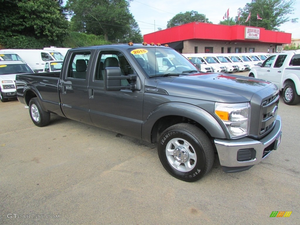 2015 F250 Super Duty XL Crew Cab - Magnetic / Steel photo #4