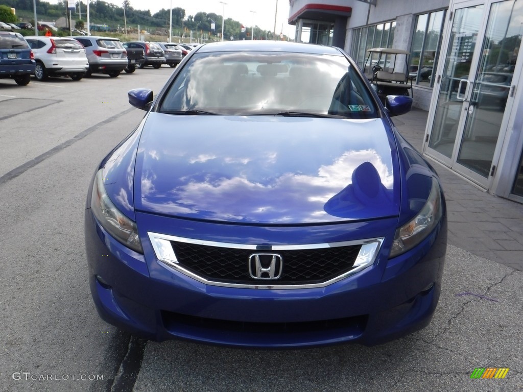 2009 Accord EX-L V6 Coupe - Belize Blue Pearl / Black photo #5