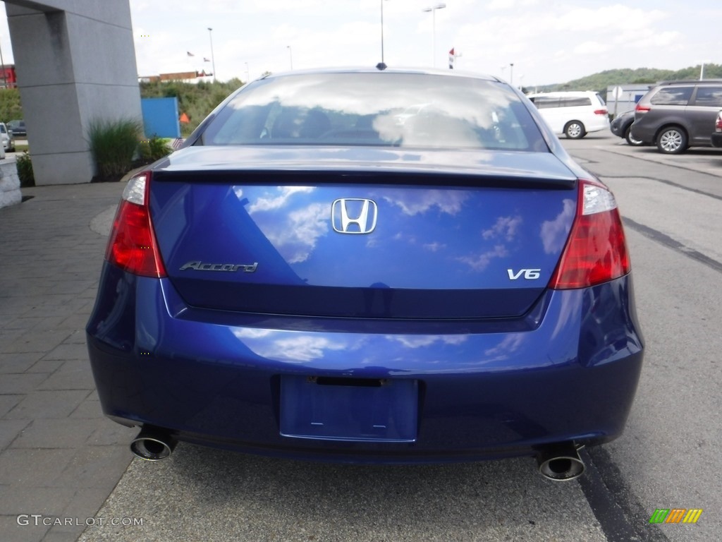 2009 Accord EX-L V6 Coupe - Belize Blue Pearl / Black photo #9