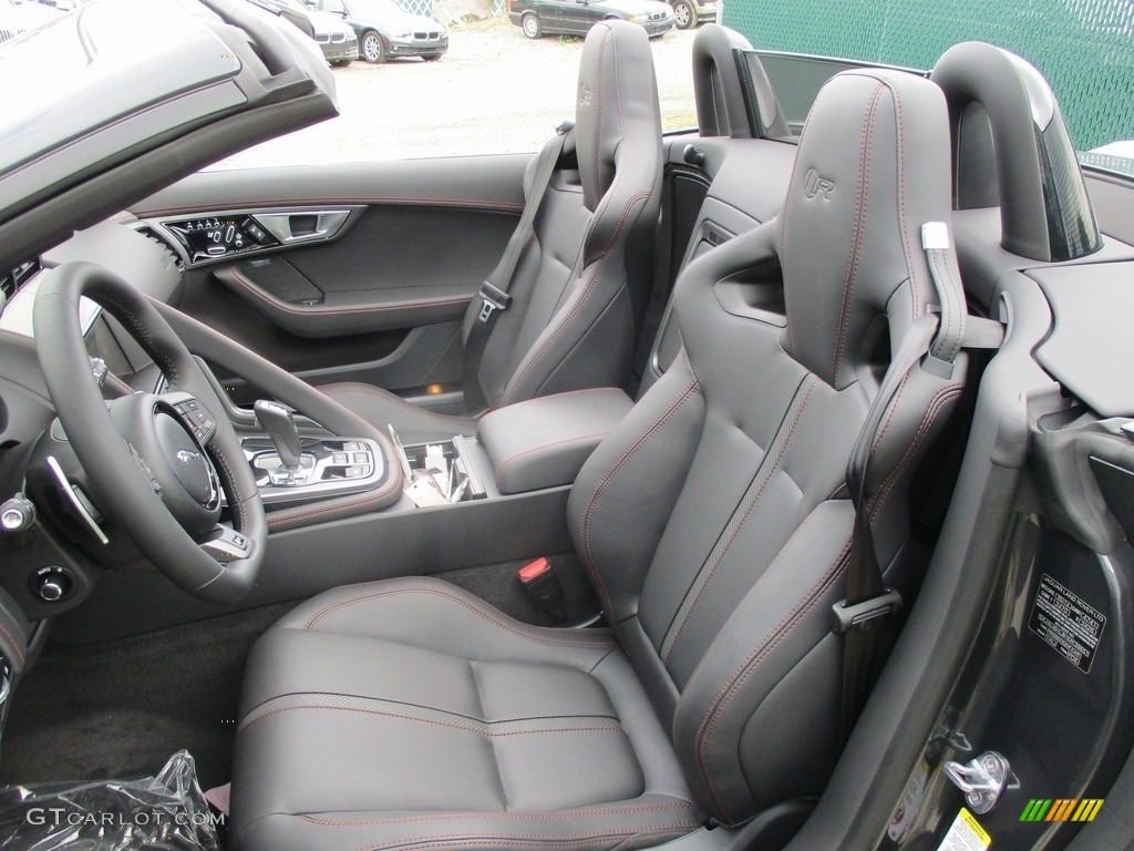2017 Jaguar F-TYPE R AWD Convertible Front Seat Photo #114221298