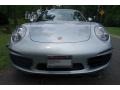 2014 Rhodium Silver Metallic Porsche 911 Carrera Cabriolet  photo #2