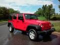 2016 Firecracker Red Jeep Wrangler Unlimited Sport 4x4 RHD  photo #2