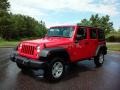 Firecracker Red - Wrangler Unlimited Sport 4x4 RHD Photo No. 4