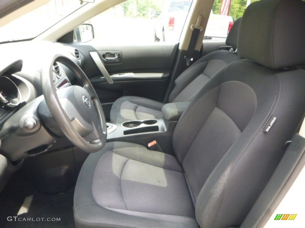 2010 Rogue SL AWD - Phantom White / Black photo #13