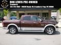 2013 Western Brown Pearl Ram 1500 Laramie Crew Cab 4x4 #114216515