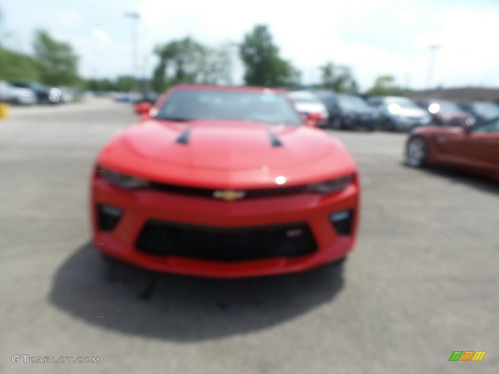 2017 Camaro SS Convertible - Red Hot / Jet Black photo #2