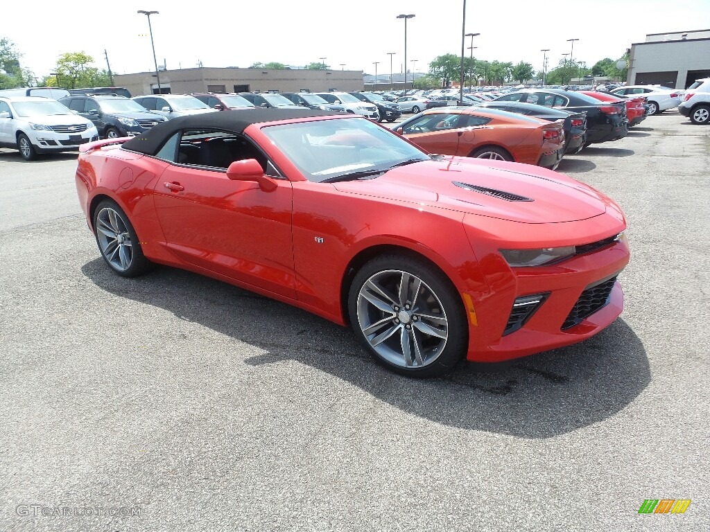 2017 Camaro SS Convertible - Red Hot / Jet Black photo #4
