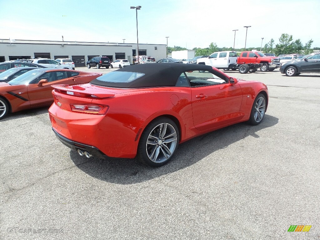 2017 Camaro SS Convertible - Red Hot / Jet Black photo #6