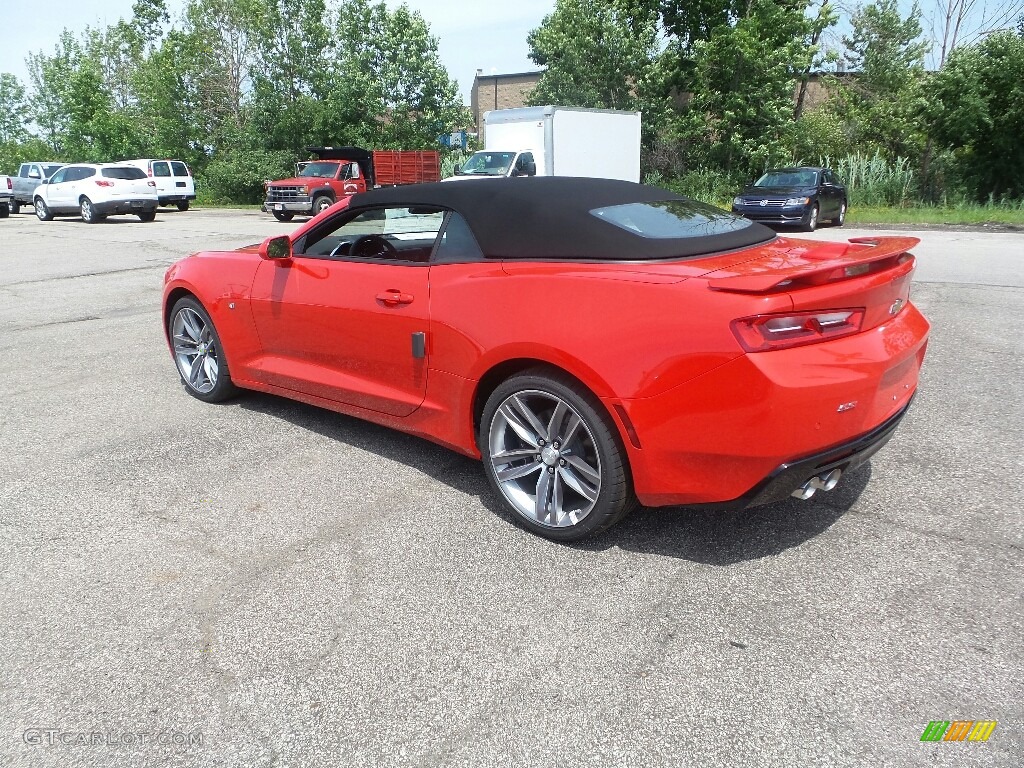 2017 Camaro SS Convertible - Red Hot / Jet Black photo #7