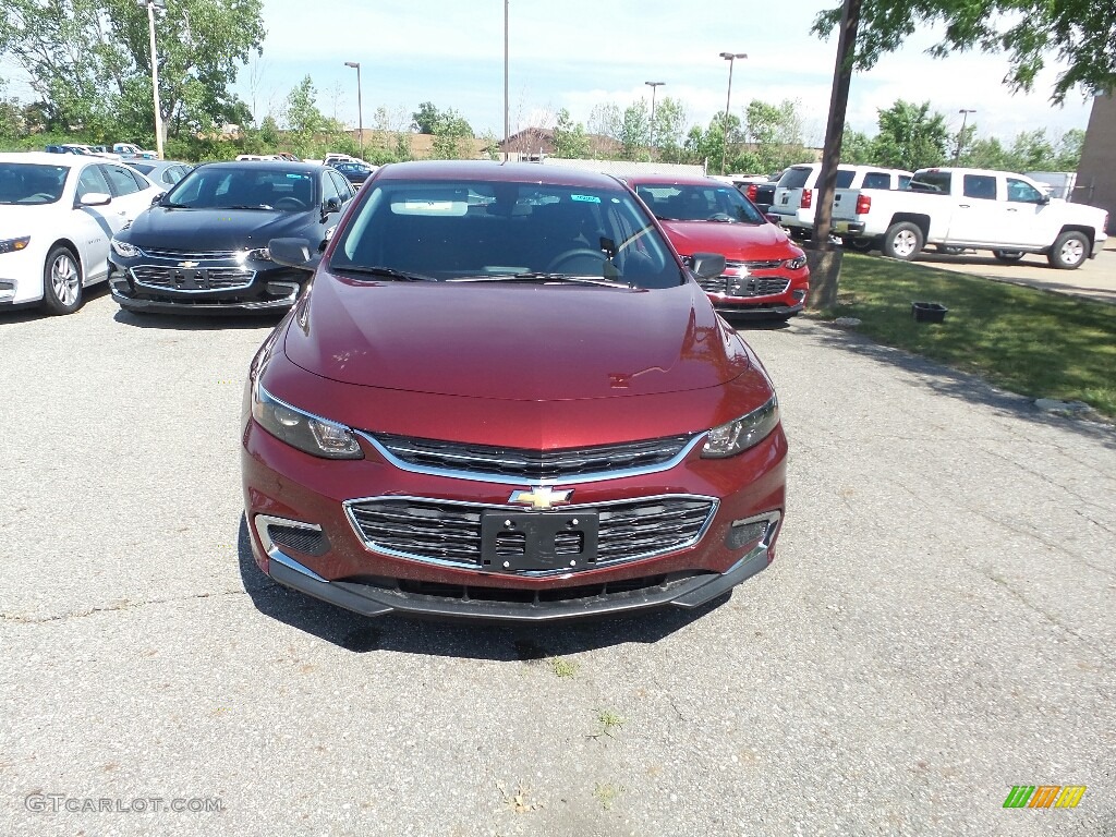 2016 Malibu LS - Butte Red Metallic / Jet Black photo #2