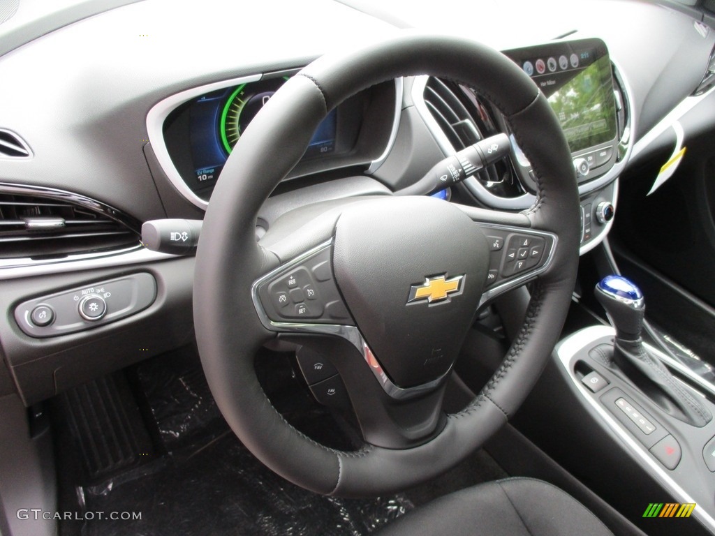 2017 Chevrolet Volt LT Jet Black/Jet Black Steering Wheel Photo #114229017