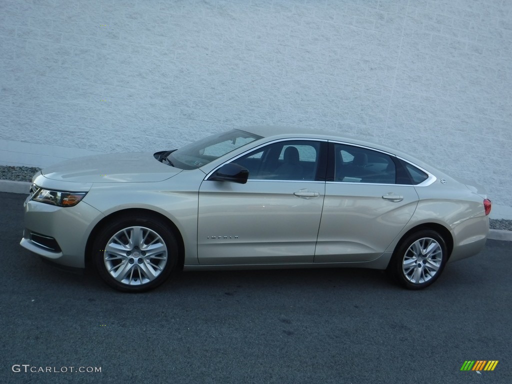 2014 Impala LS - Champagne Silver Metallic / Jet Black/Dark Titanium photo #2