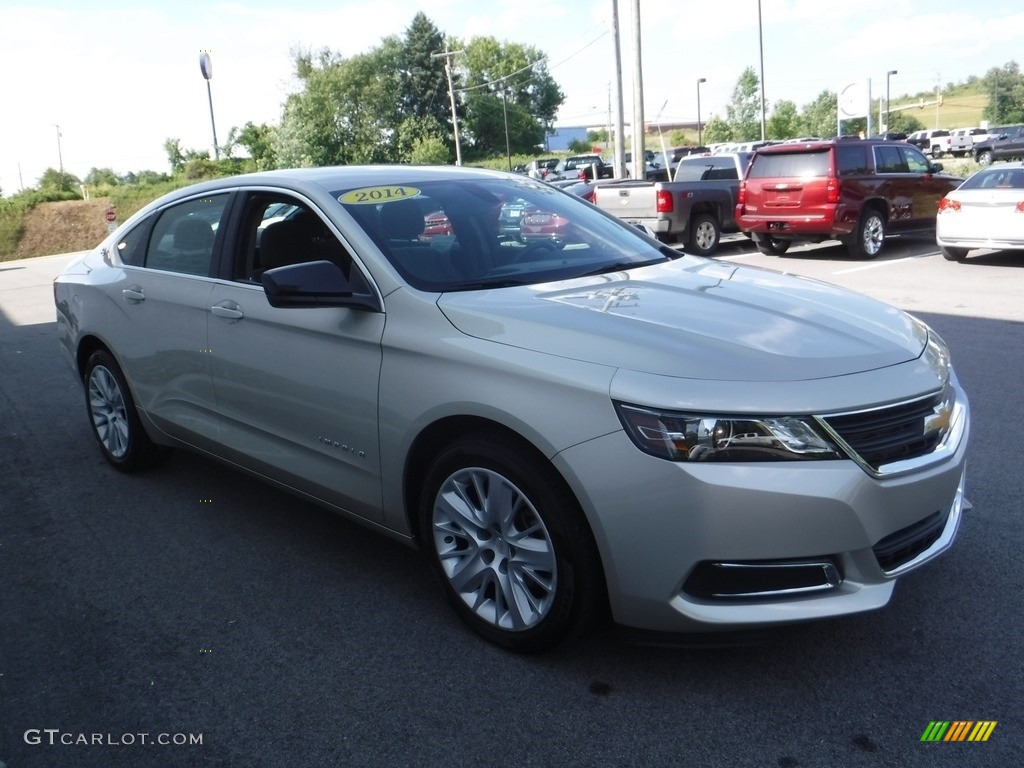 2014 Impala LS - Champagne Silver Metallic / Jet Black/Dark Titanium photo #5