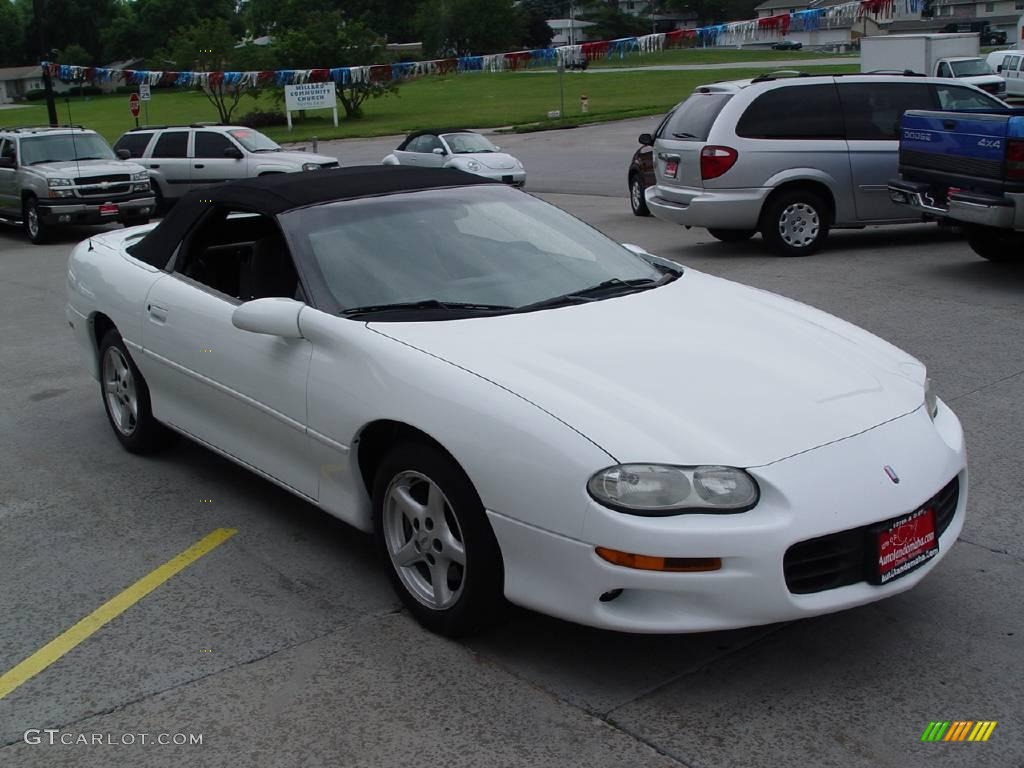 2001 Camaro Convertible - Arctic White / Ebony photo #4