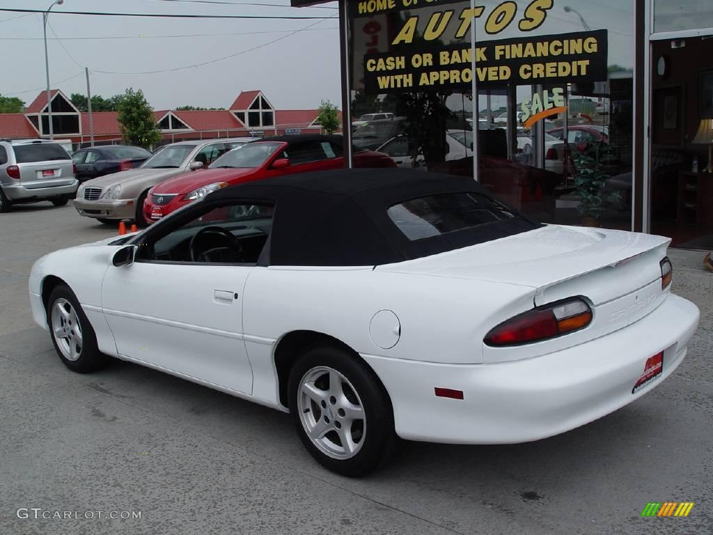 2001 Camaro Convertible - Arctic White / Ebony photo #8