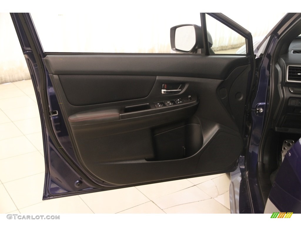 2016 Subaru WRX Premium Carbon Black Door Panel Photo #114232638
