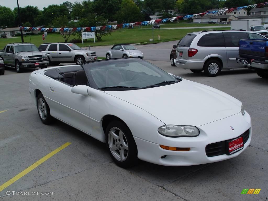 2001 Camaro Convertible - Arctic White / Ebony photo #21