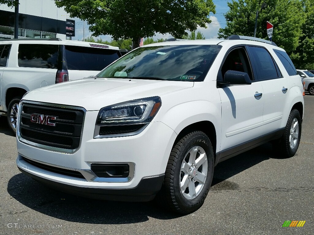 2016 Acadia SLE AWD - White Frost Tricoat / Ebony photo #1