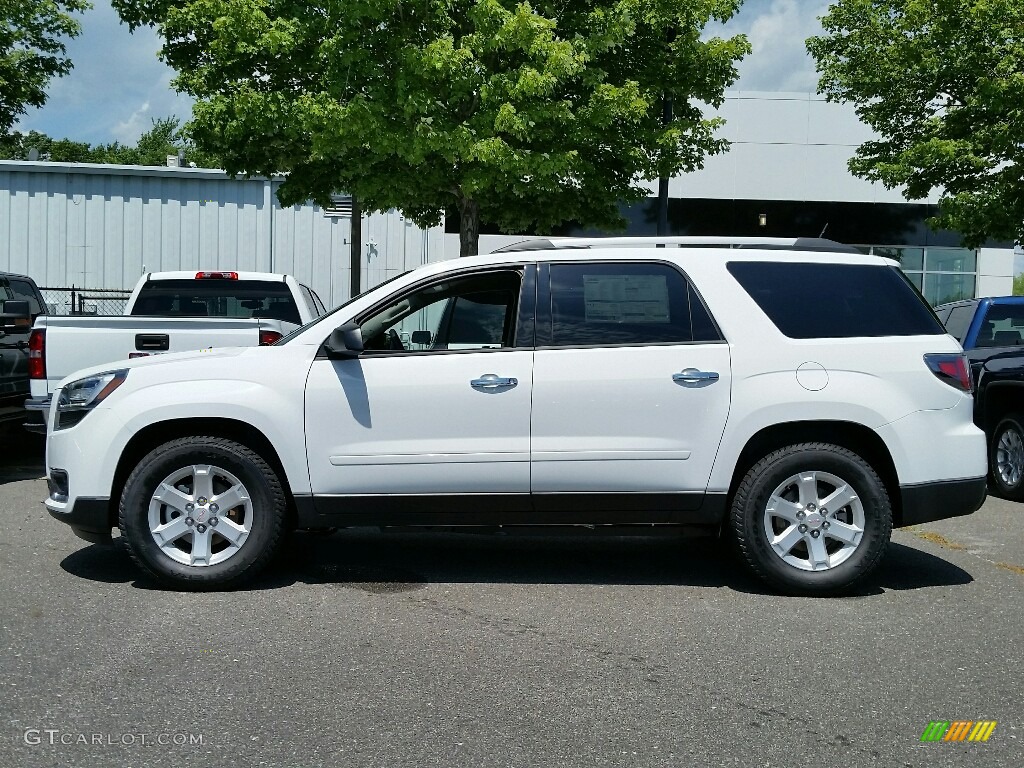 White Frost Tricoat 2016 GMC Acadia SLE AWD Exterior Photo #114232956