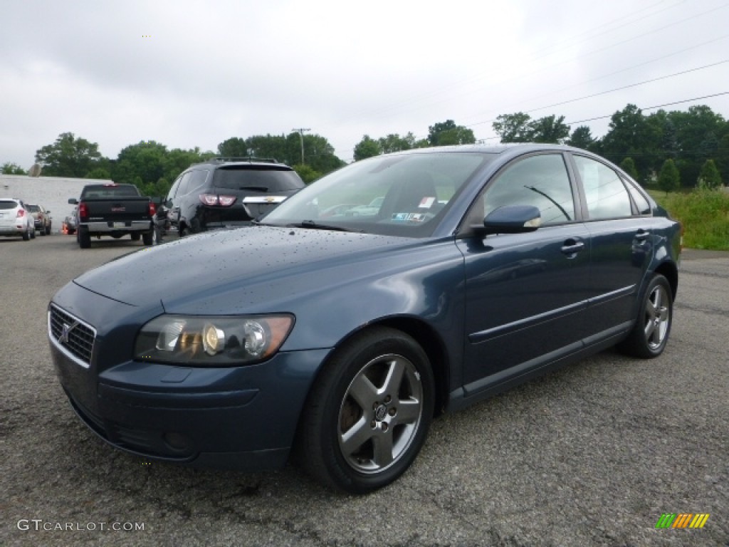 2005 S40 T5 AWD - Barents Blue Metallic / Off Black photo #1