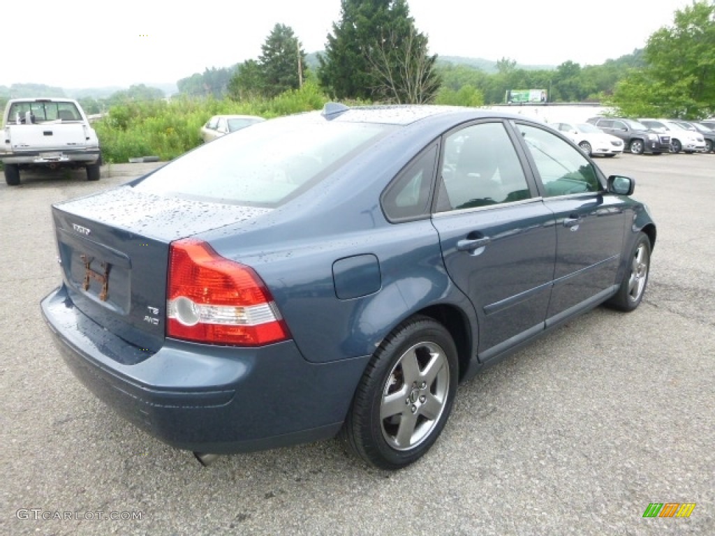 2005 S40 T5 AWD - Barents Blue Metallic / Off Black photo #7