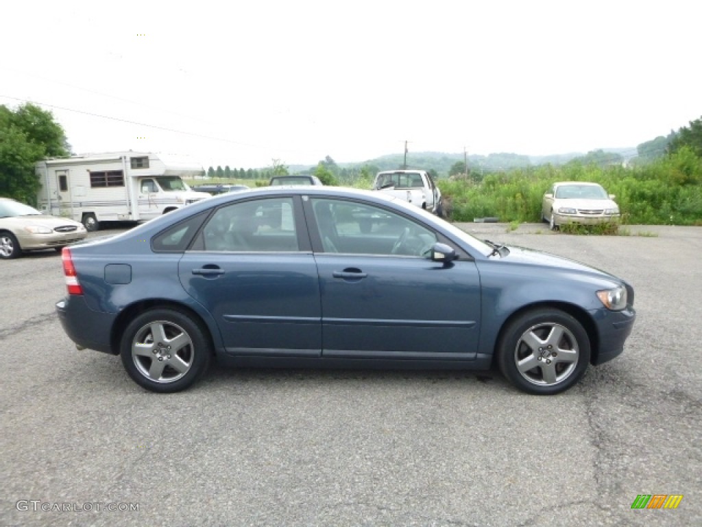 2005 S40 T5 AWD - Barents Blue Metallic / Off Black photo #8