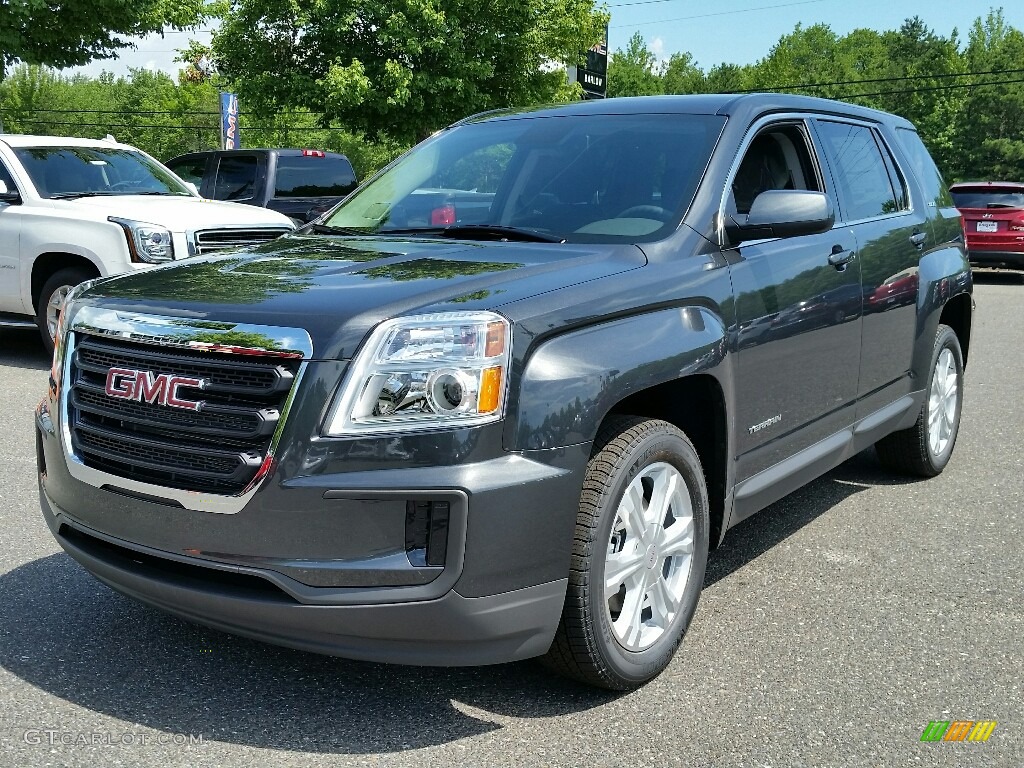 2017 Terrain SLE - Graphite Gray Metallic / Jet Black photo #1