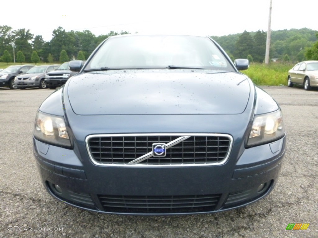 2005 S40 T5 AWD - Barents Blue Metallic / Off Black photo #14