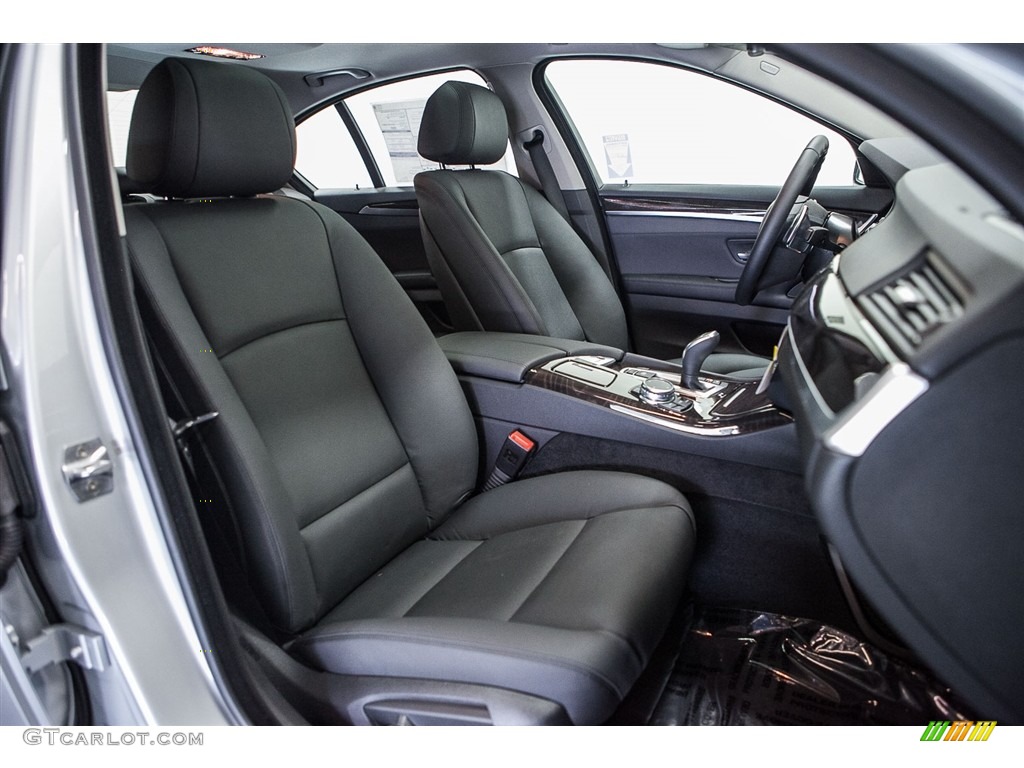 2016 5 Series 535i Sedan - Glacier Silver Metallic / Black photo #2