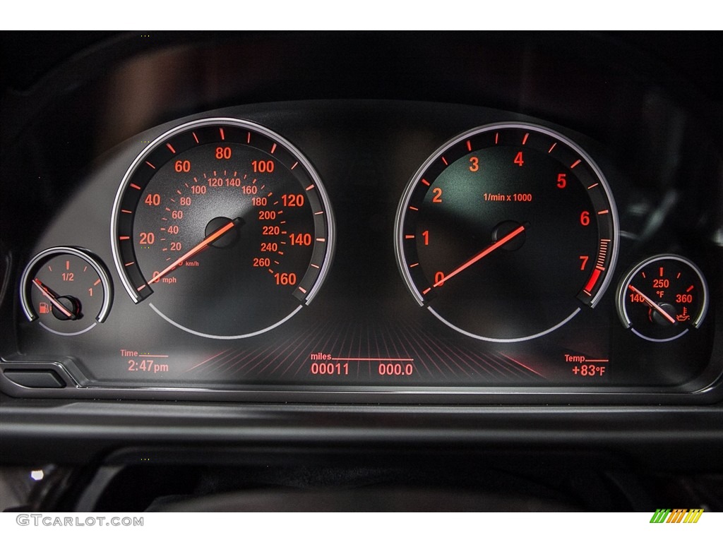 2016 5 Series 535i Sedan - Glacier Silver Metallic / Black photo #8