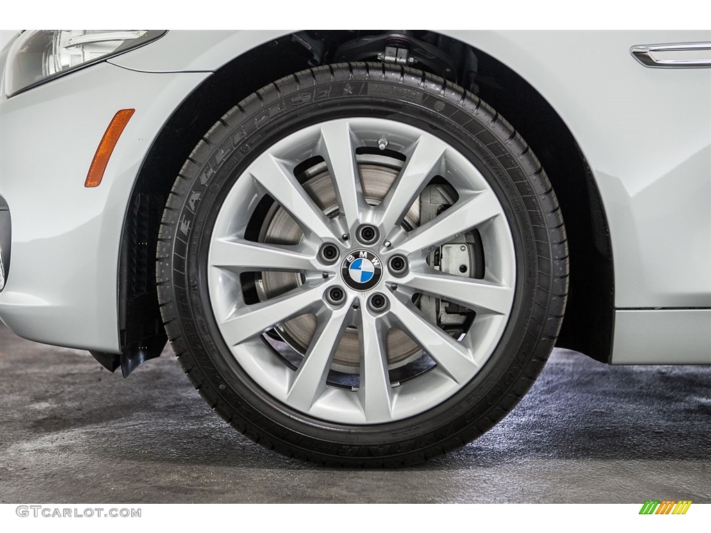 2016 5 Series 535i Sedan - Glacier Silver Metallic / Black photo #10