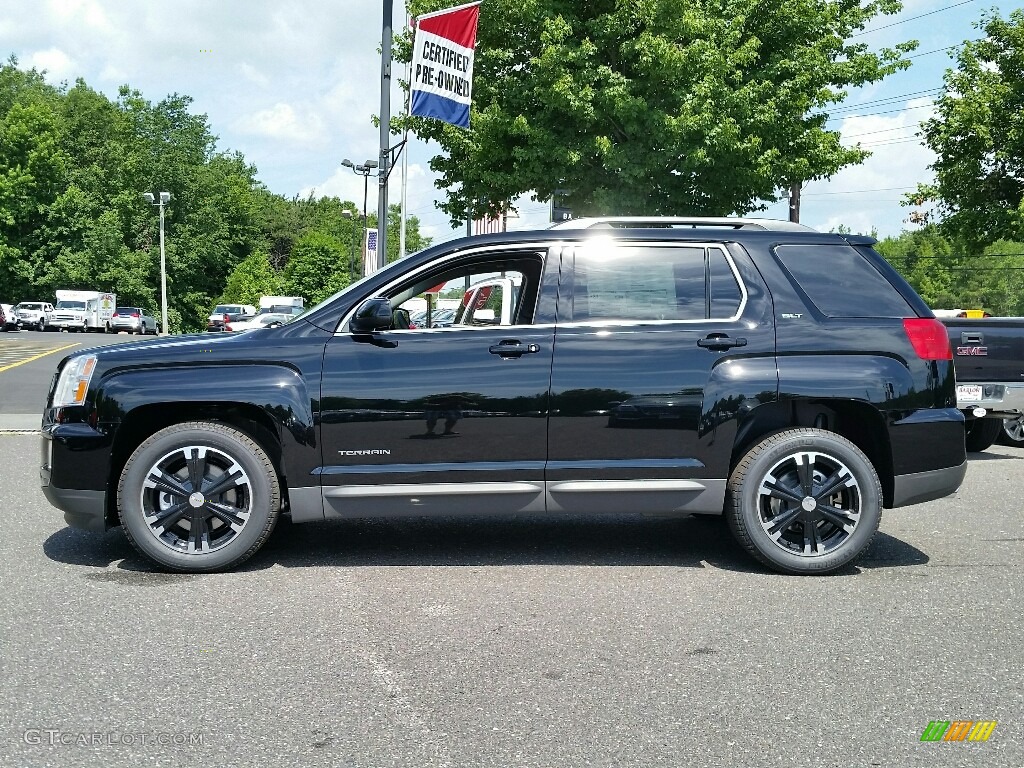 Onyx Black 2017 GMC Terrain SLT AWD Exterior Photo #114234969