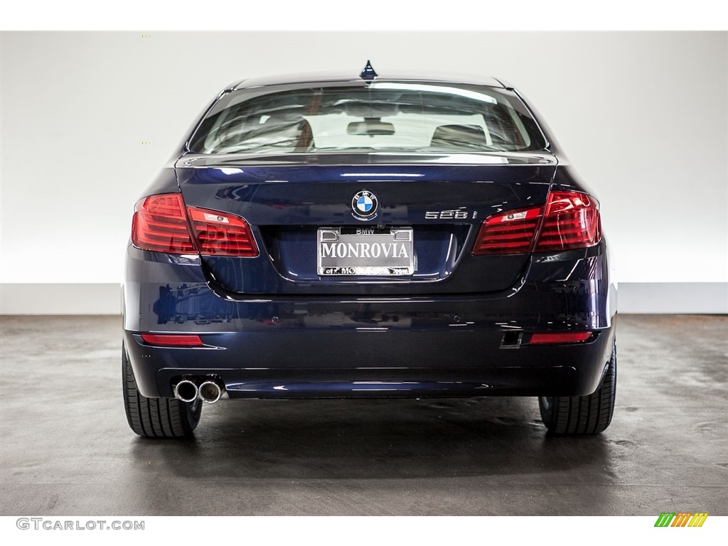 2016 5 Series 528i Sedan - Imperial Blue Metallic / Black photo #4