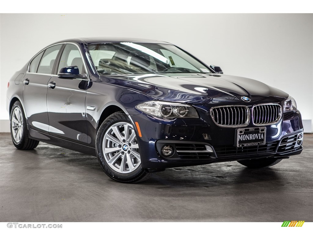 2016 5 Series 528i Sedan - Imperial Blue Metallic / Black photo #12