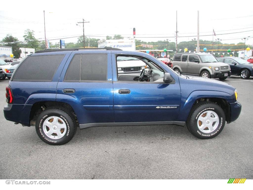 2002 TrailBlazer LS 4x4 - Indigo Blue Metallic / Light Pewter photo #4