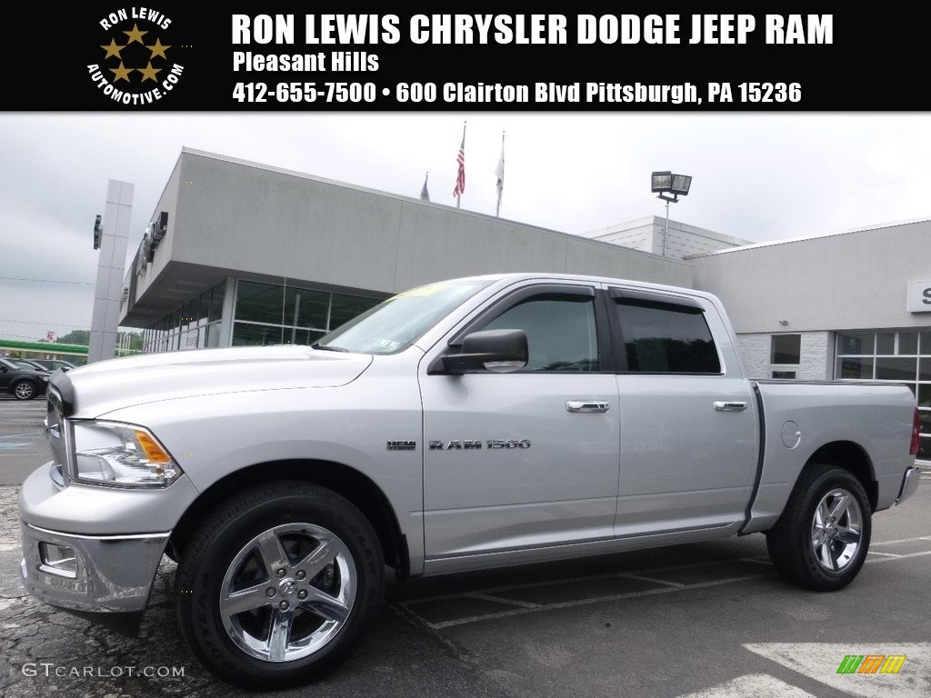 Bright Silver Metallic Dodge Ram 1500