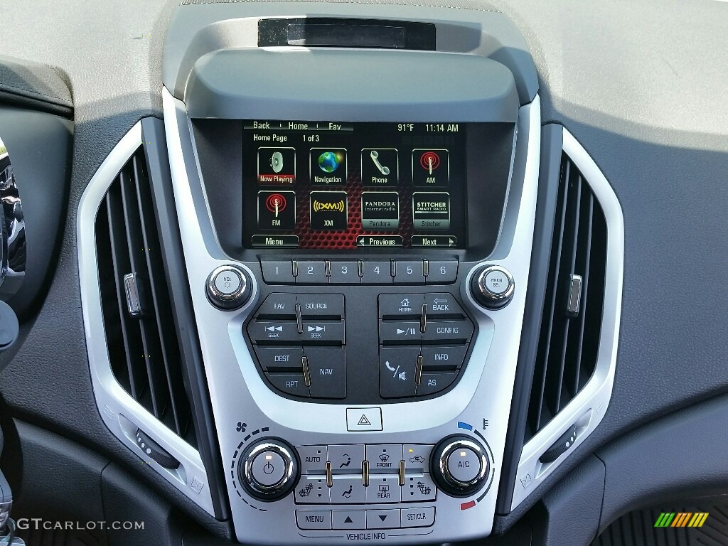 2017 GMC Terrain SLE Jet Black Dashboard Photo #114238224