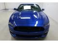 Lightning Blue 2017 Ford Mustang GT Premium Convertible Exterior