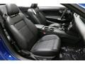 Ebony 2017 Ford Mustang GT Premium Convertible Interior Color