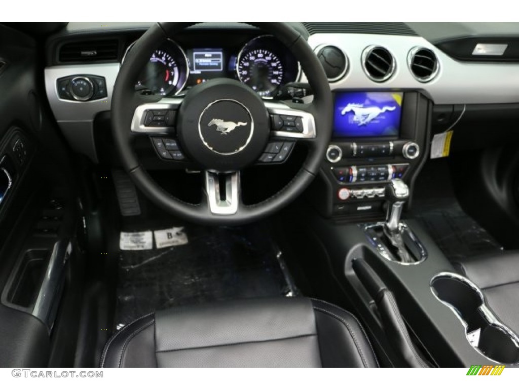 2017 Mustang GT Premium Convertible - Lightning Blue / Ebony photo #6