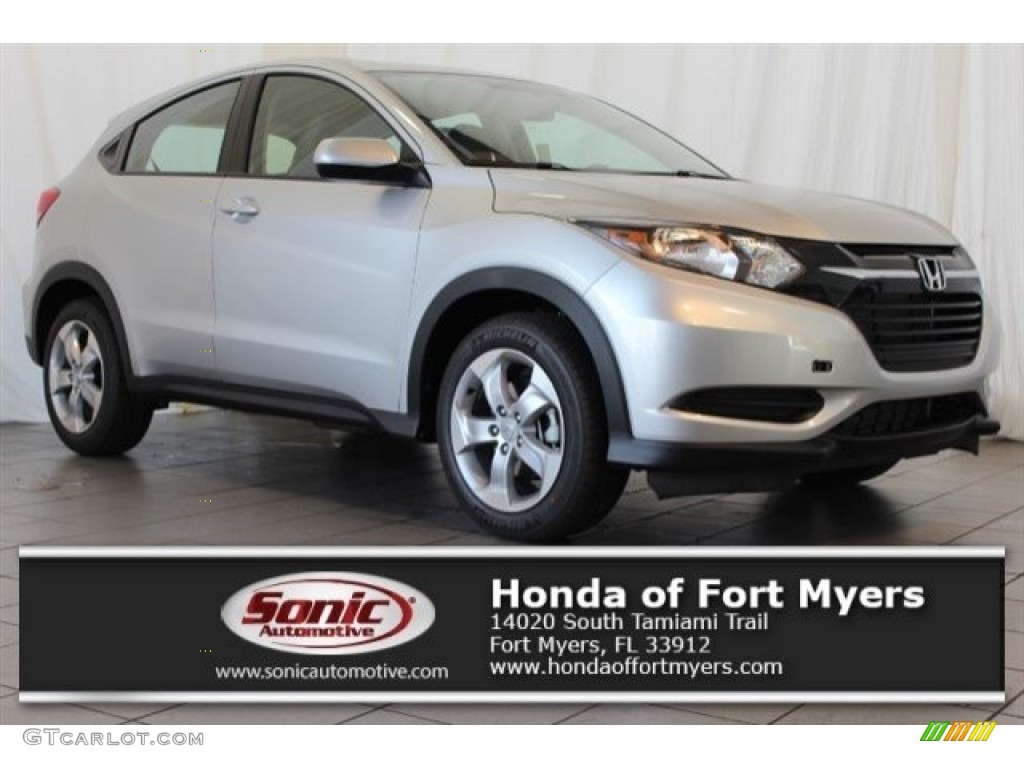 2016 HR-V LX - Alabaster Silver Metallic / Gray photo #1